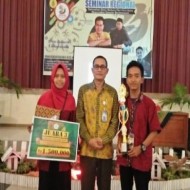 Tim Lomba Karya Tulis Ilmiah (LKTI) IAIN Pekalongan berhasil meraih juara III Lomba Karya Tulis Ilmiah Tingkat Nasional