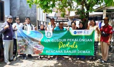 UIN Gus Dur Pekalongan Berikan Bantuan untuk Korban Banjir Demak di Empat Wilayah Terdampak
