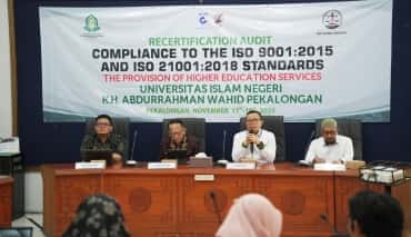 Menuju Kampus Berstandar Global, UIN Gus Dur Laksanakan Audit Re-sertifikasi ISO