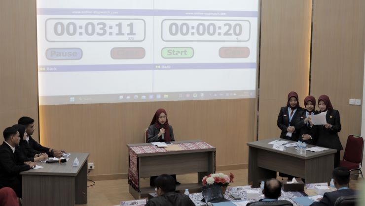 Tim Debat Konstitusi Fakultas Syariah Berhasil Masuk Final Dalam Ajang OASE PTKI II 2023