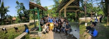 Mahasiswa KKN UIN Gus Dur Lakukan Aksi Cleanup Sepanjang Sungai Kampung Tahu, Babalan Lor   