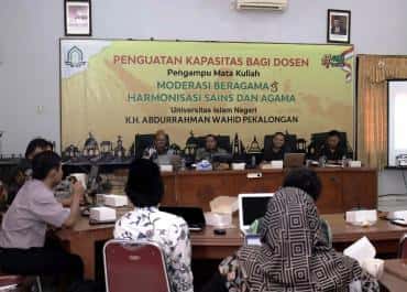 UIN Gus Dur Pekalongan Adakan Penguatan Kapasitas Bagi Dosen Pengampu Mata Kuliah Moderasi Beragama & Harmonisasi Sains dan Agama