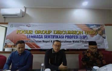 Wujudkan Pendidikan Berkompetensi Global, UIN Gus Dur Gelar FGD Pembentukan LSP