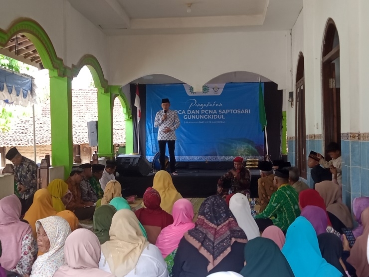 Sambut Tahun Baru Islam, Mahasiswa KKN UIN Gus Dur Kolaborasi dengan Masyarakat Adakan Pengajian Umum