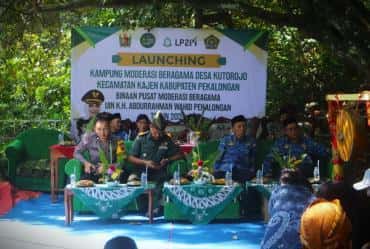 LP2M UIN Gus Dur Pekalongan Dampingi Launching Kampung Moderasi Beragama  Desa Kutorojo, Kajen