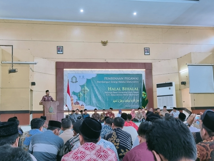 Momen Halal Bihalal UIN Gus Dur, Rektor Ajak Seluruh Pegawai Kembali ke Fitrah