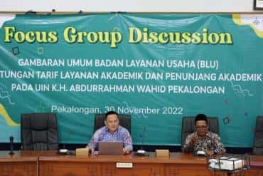 UIN Gus Dur Adakan FGD Bahas Skema BLU dan Tarif Layanan