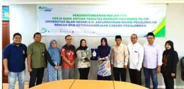 Perkuat Implementasi MBKM, FEBI UIN Gus Dur Jalin Kerja Sama Dengan BPJS Ketenagakerjaan Cabang Pekalongan