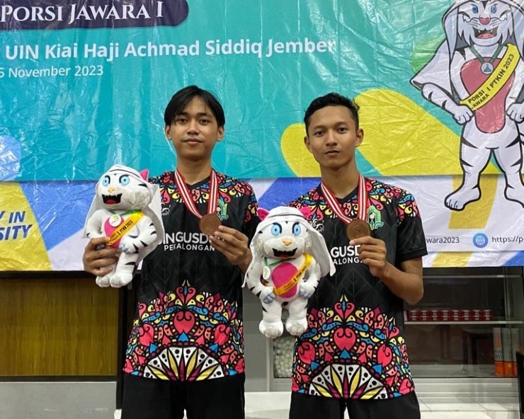Hari Kedua Porsi Jawara I, UIN Gus Dur Tambah Medali Perunggu Untuk Cabang Tenis Meja Ganda Putra